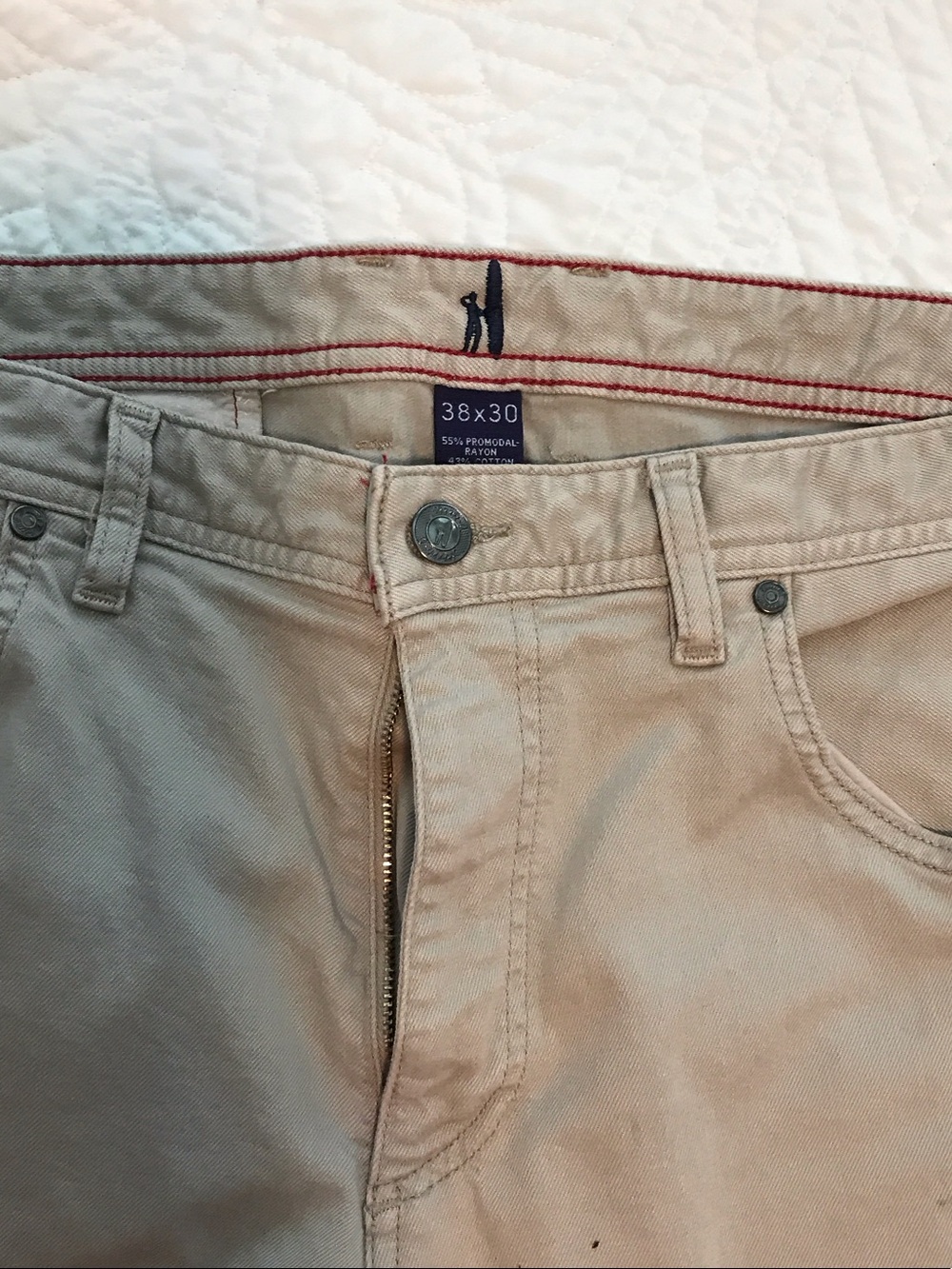 johnnie-O Men's Tan Chinos